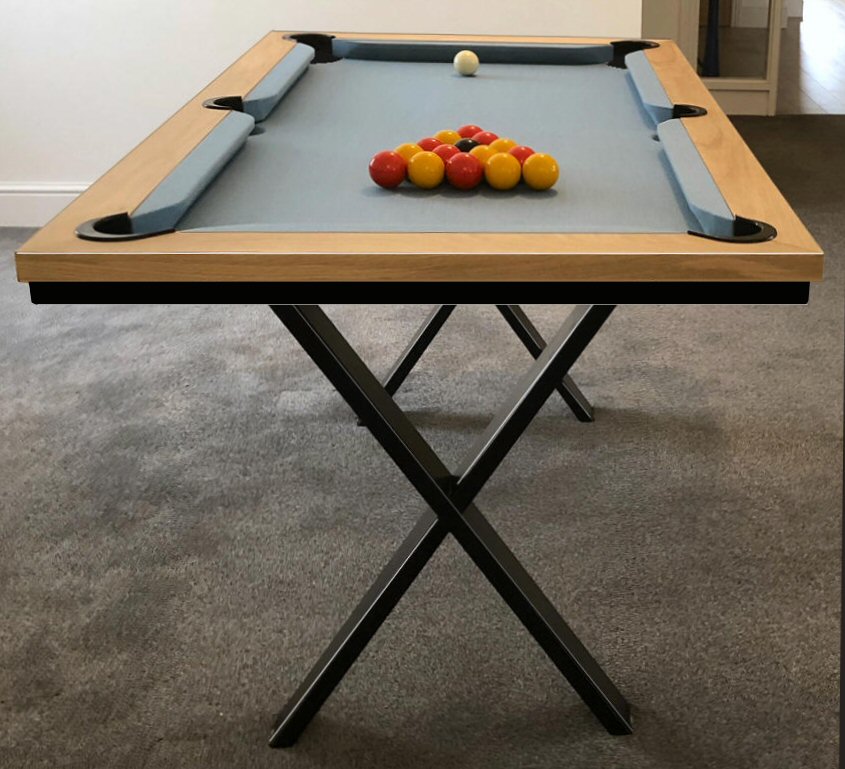 4.5ft pool table end image