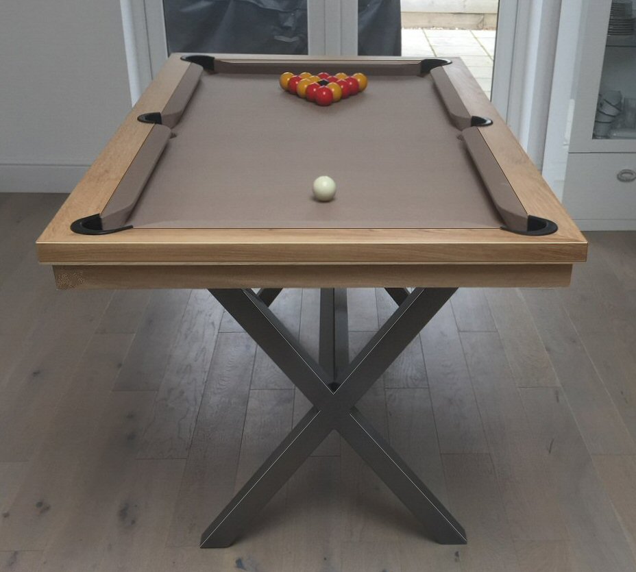5ft pool table end view