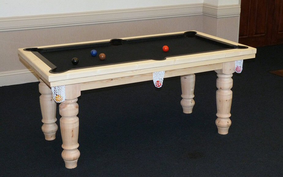 5ft slate bed pool table with with nets