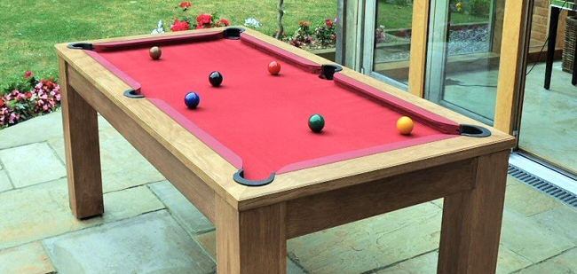 5ft pool table in outdor setting