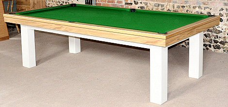 8ft pool table with bucket pockets