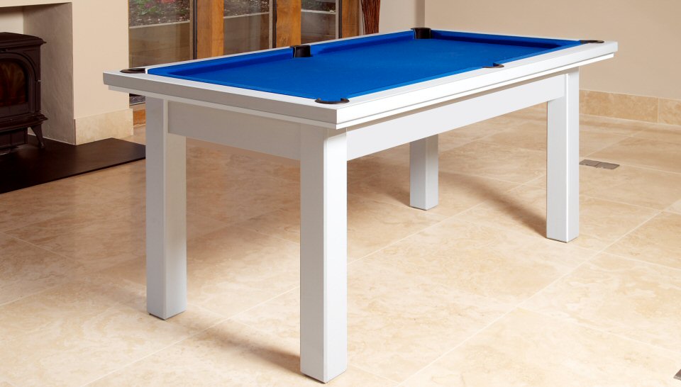 5ft painted pine pool dining table