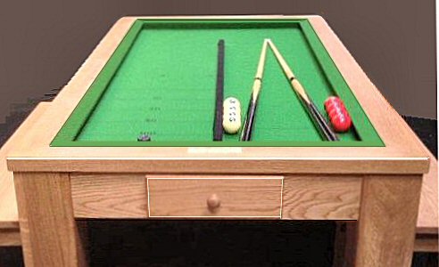 A Bar Billiards table for home use