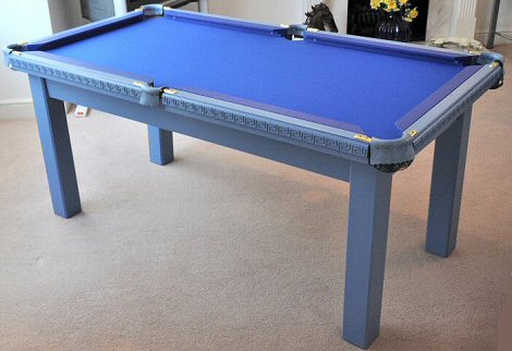 blue 5ft pool table
