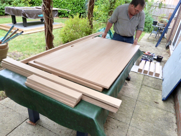main parts for 5ft oak pool table